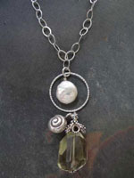 Image of Lemon Quartz and Pearl